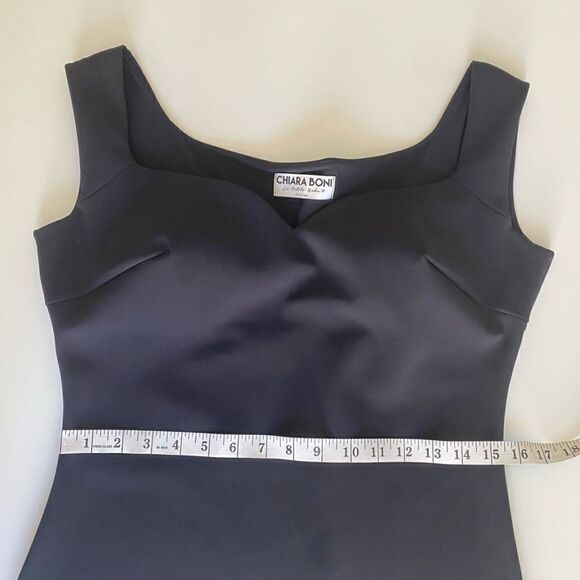 Chiara Boni Black Fitted Mini Dress - Picture 9 of 10